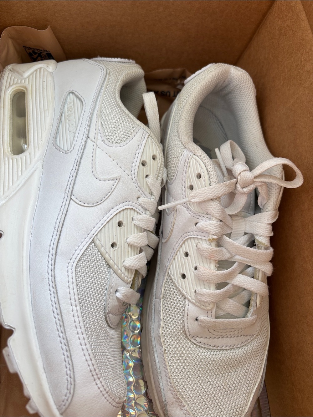 Nike Women's All-White Athletic Sneakers
